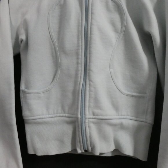 LULULEMON ATHLETICA | 17 pit to pit | Classic Light Blue Zip-Up Scuba Hoodie - Picture 9 of 16